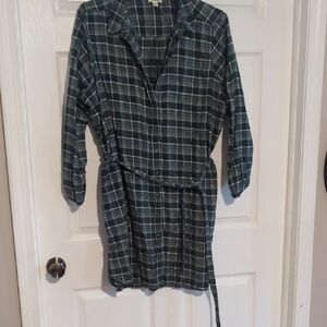 Goodthreads Plaid Shirt Dress/Tunic Top